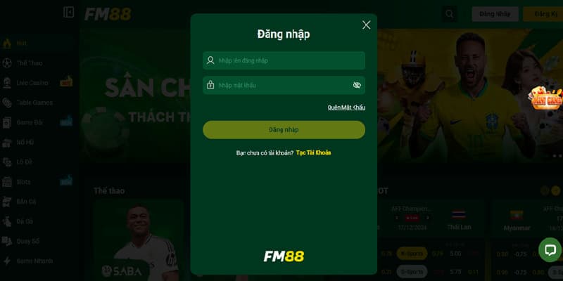 Hướng dẫn chi tiết cách đăng nhập FM88