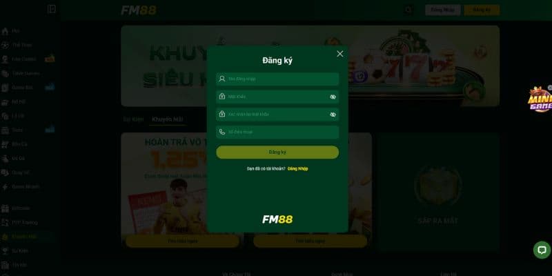 Hướng dẫn chi tiết đăng ký FM88